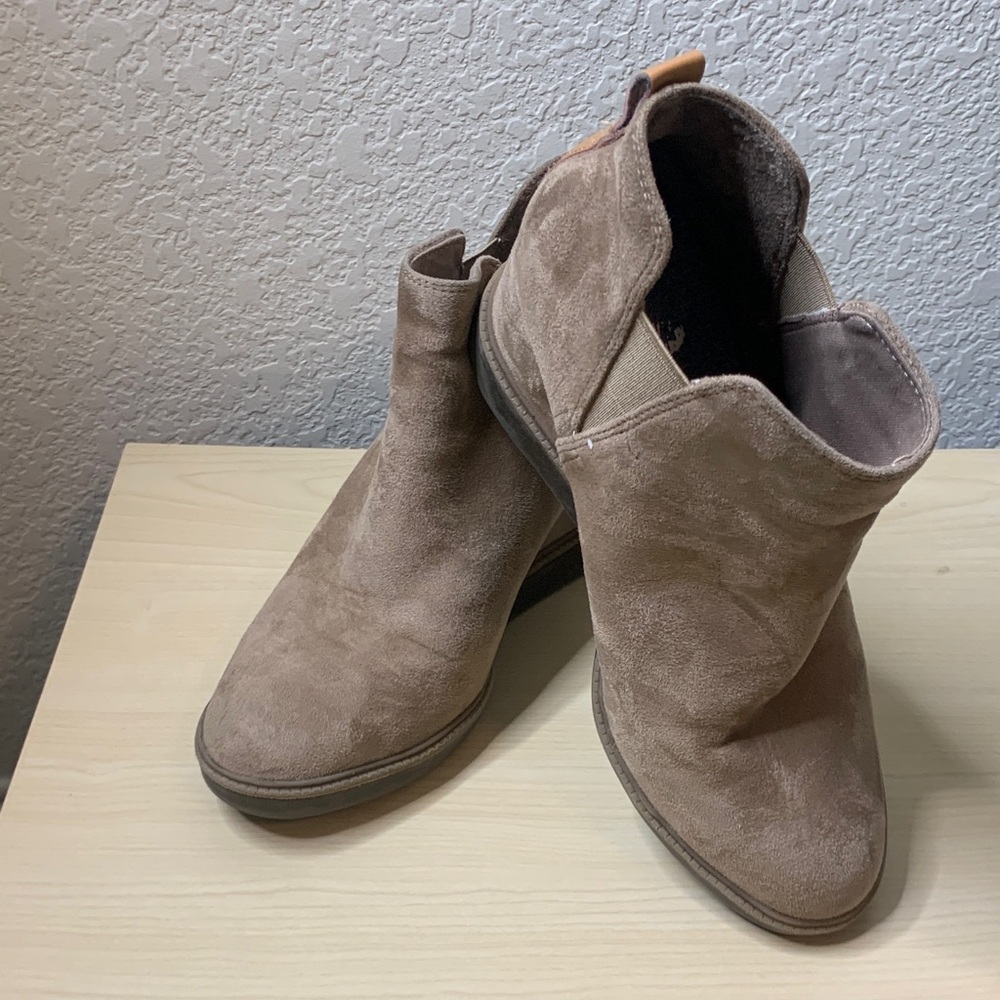 Dr. Scholl's Taupe Ankle Booties